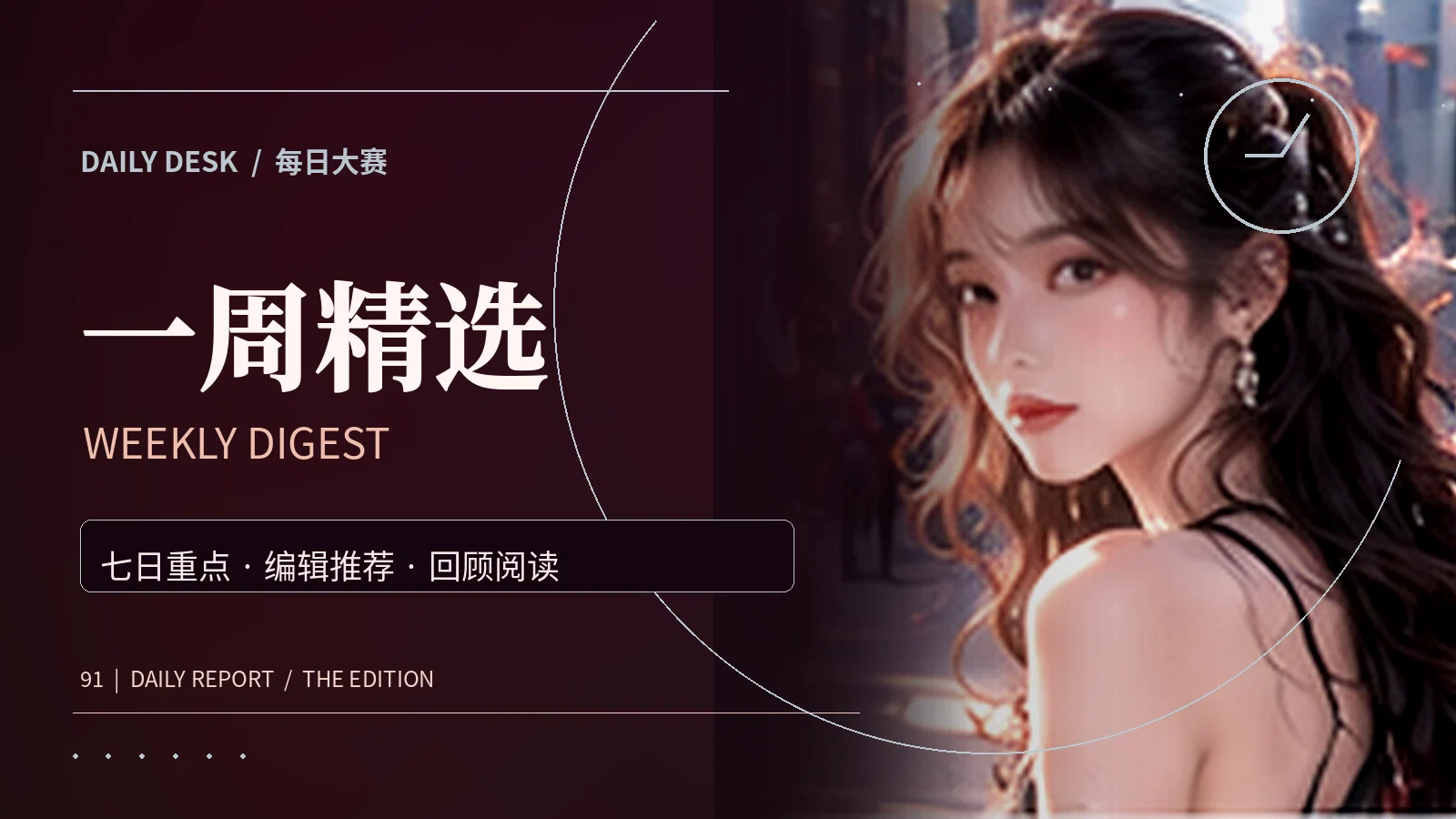 一周精选的内容主题视觉